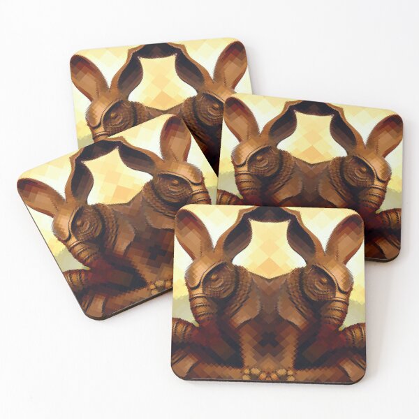Item preview, *Crossbreeding 3D Elephantrabbit Geometric Chocolate Abstract Art* designed and sold by Ralek.
