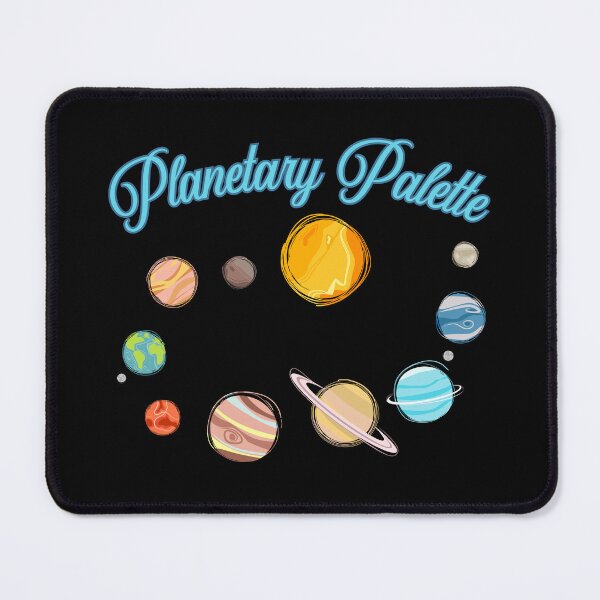 Item preview, Colorful Planetary Palette - Vibrant Planets Colour designed and sold by ElLocoMus.