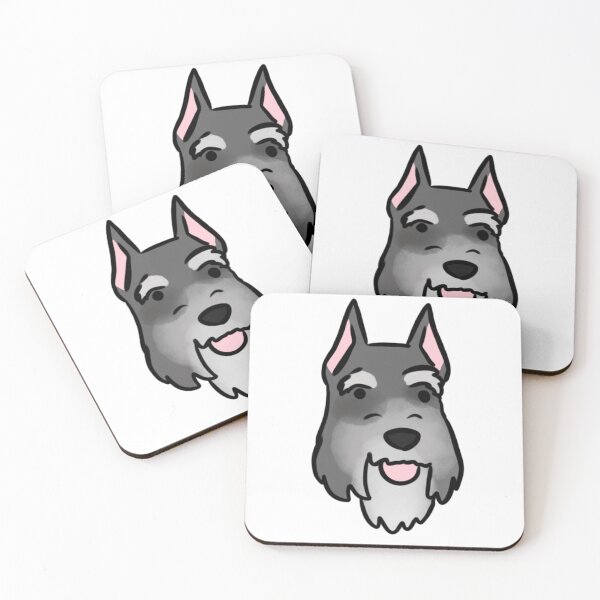 Artikelvorschau, Niedliche Standardschnauzer-Illustration entworfen und verkauft von Yarafantasyart.