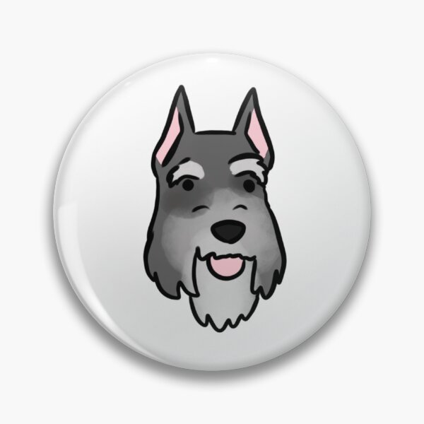 Artikelvorschau, Niedliche Standardschnauzer-Illustration entworfen und verkauft von Yarafantasyart.