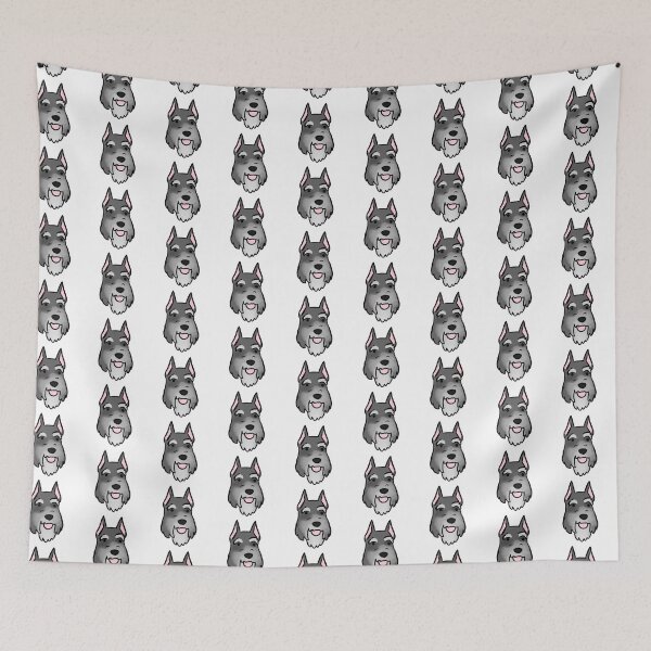 Item preview, Cute standard schnauzer illustration  designed and sold by Yarafantasyart.