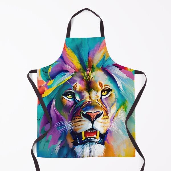 Item preview, Abstract colour splash lion; perfect gift for animal lovers designed and sold by erzypher.