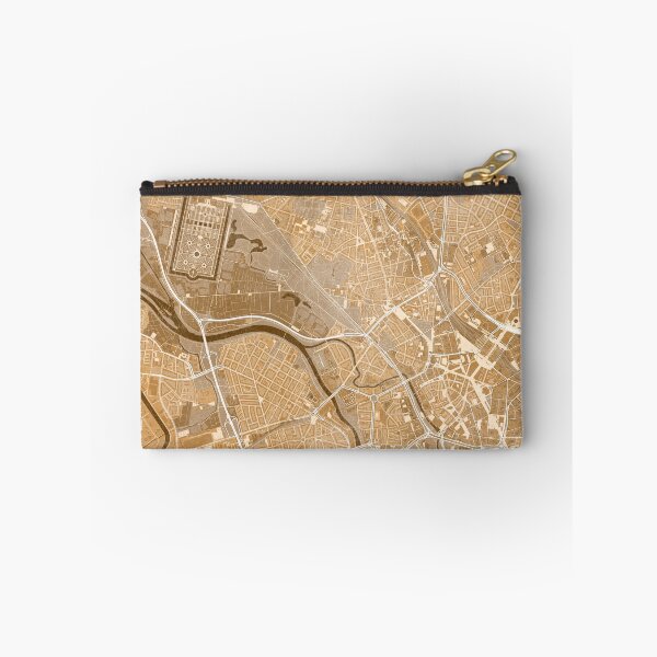 Item preview, Map of Hannover downtown (Germany) in sepia vintage style designed and sold by blursbyai.