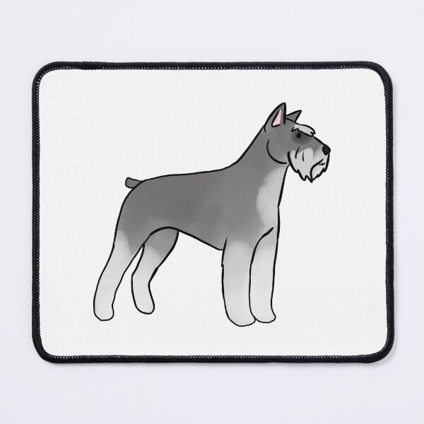 Item preview, Cute standard schnauzer illustration designed and sold by Yarafantasyart.