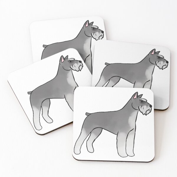 Artikelvorschau, Niedliche Standardschnauzer-Illustration entworfen und verkauft von Yarafantasyart.