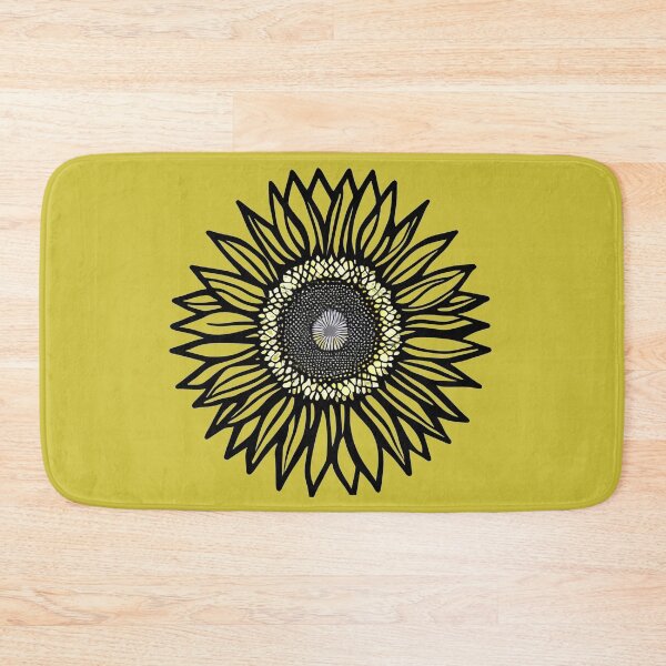 Item preview, Minimalist sunflower line art designed and sold by Kashear.