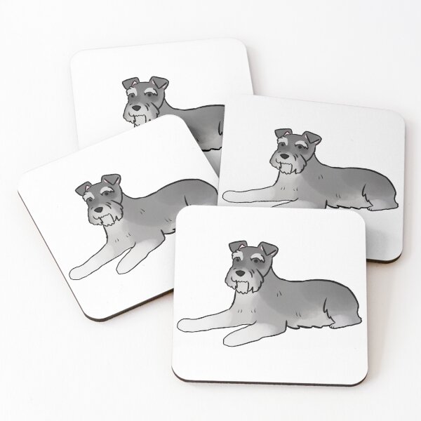 Artikelvorschau, Niedliche Standardschnauzer-Illustration entworfen und verkauft von Yarafantasyart.