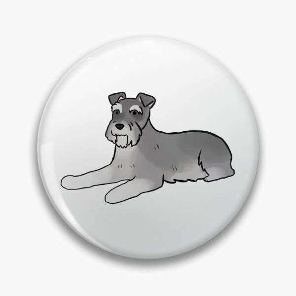 Artikelvorschau, Niedliche Standardschnauzer-Illustration entworfen und verkauft von Yarafantasyart.