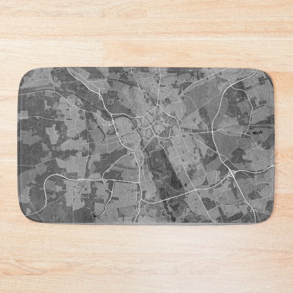 Item preview, Map of Hannover (Germany) in gray vintage style designed and sold by blursbyai.