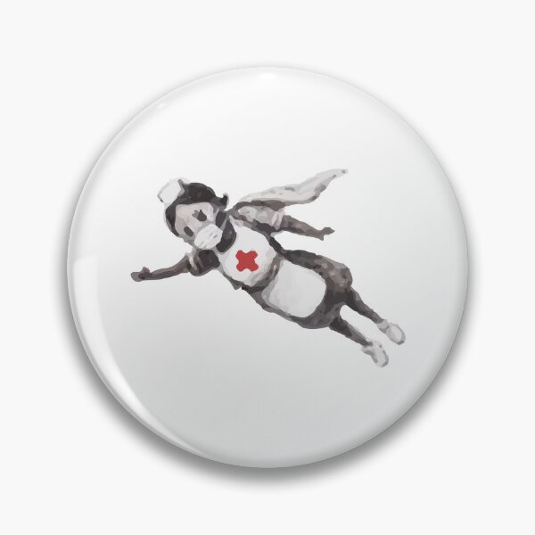 Item preview, BANKSY Super Nurse designed and sold by inkstyl.