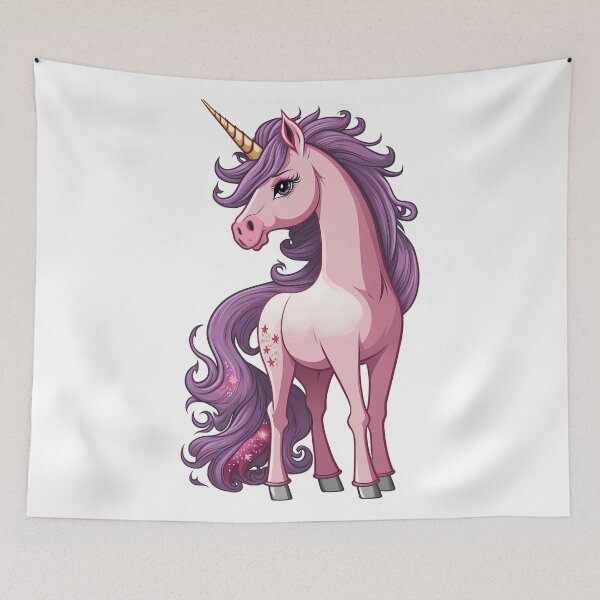 Item preview, Pink and purple unicorn designed and sold by TylerBurst.