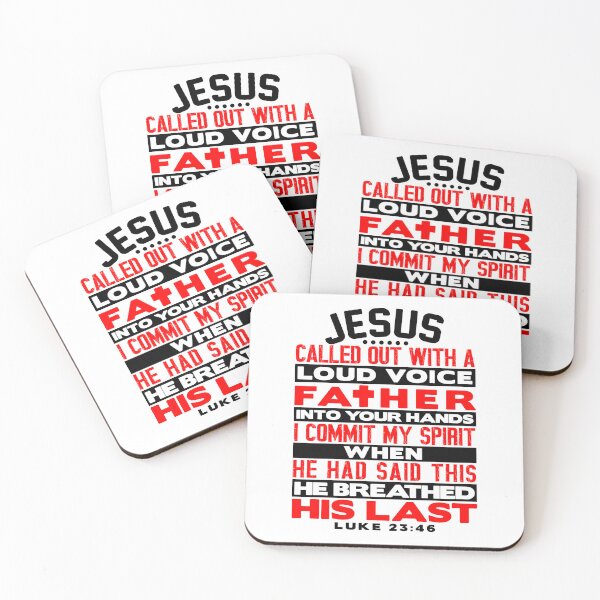Item preview, Luke 23:46 Father Into Your Hands I Commit My Spirit designed and sold by plushism.