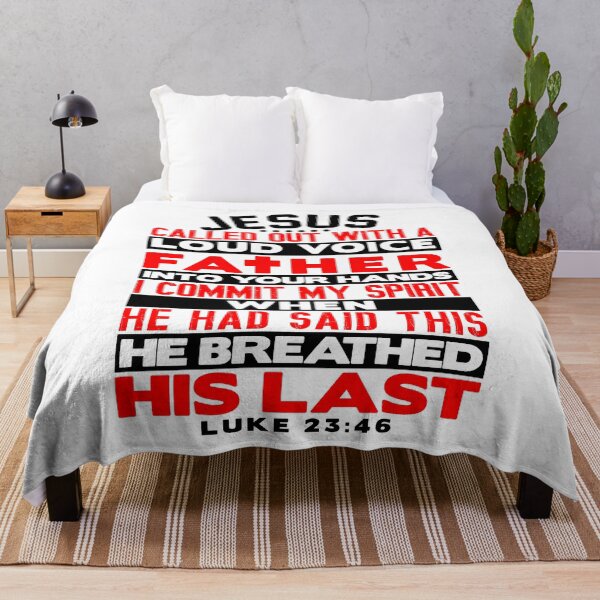 Item preview, Luke 23:46 Father Into Your Hands I Commit My Spirit designed and sold by plushism.