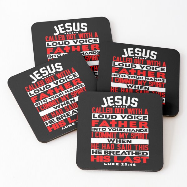 Item preview, Luke 23:46 Father Into Your Hands I Commit My Spirit designed and sold by plushism.