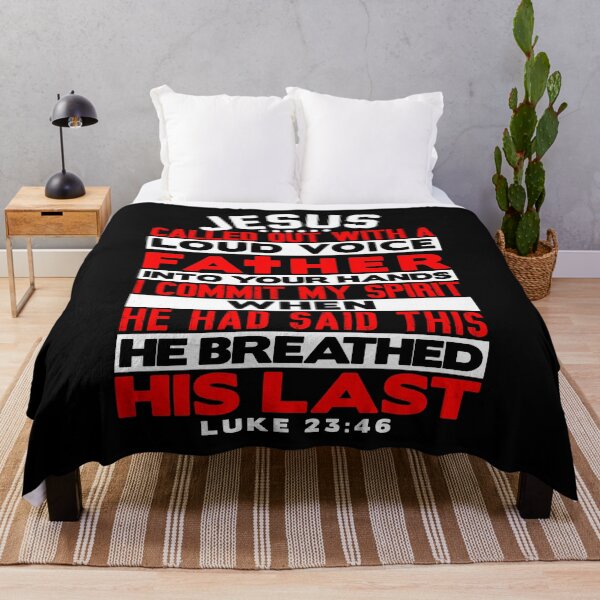 Item preview, Luke 23:46 Father Into Your Hands I Commit My Spirit designed and sold by plushism.
