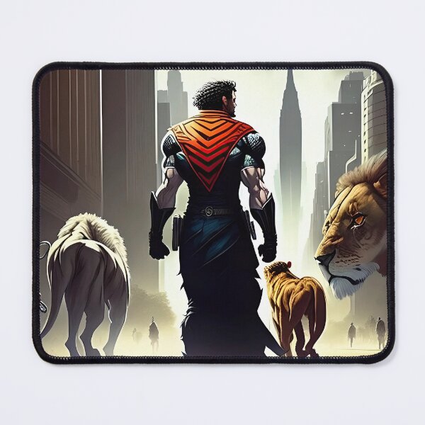 Item preview, Super Hero with his lions designed and sold by ansaharju.