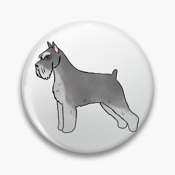 Artikelvorschau, Niedliche Standardschnauzer-Illustration entworfen und verkauft von Yarafantasyart.