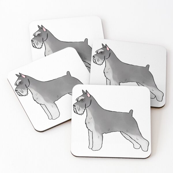Artikelvorschau, Niedliche Standardschnauzer-Illustration entworfen und verkauft von Yarafantasyart.