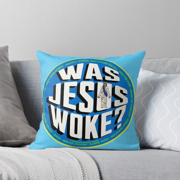 Item preview, PMD00852 Progressive Movement Designs Was Jesus Woke design shows you are woke and support progressive policy goals for Christian progressive Democrats Independents and Bernie Sanders supporters designed and sold by ProgressiveLeft.