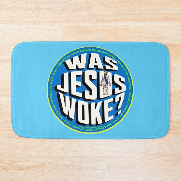 Item preview, PMD00852 Progressive Movement Designs Was Jesus Woke design shows you are woke and support progressive policy goals for Christian progressive Democrats Independents and Bernie Sanders supporters designed and sold by ProgressiveLeft.