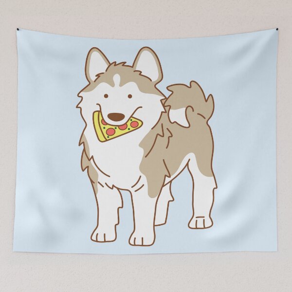 Item preview, Husky and Pizza designed and sold by Wlaurence.
