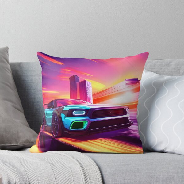 Item preview, Neon Drifting Super Car Super Fast designed and sold by Ink Art Design.