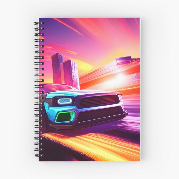 Item preview, Neon Drifting Super Car Super Fast designed and sold by Ink Art Design.