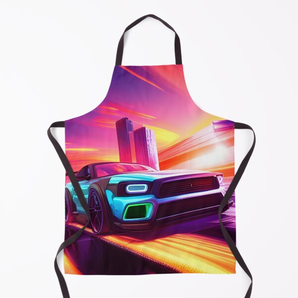 Item preview, Neon Drifting Super Car Super Fast designed and sold by Ink Art Design.