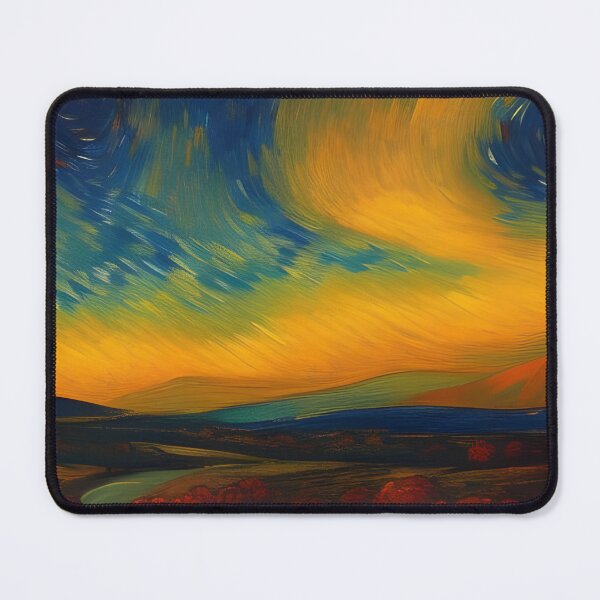 Item preview, Field against night sky, impasto, Ai Generated Art  designed and sold by ACC .