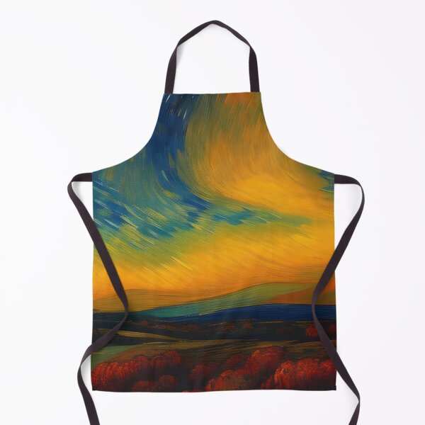 Item preview, Field against night sky, impasto, Ai Generated Art designed and sold by ACC .