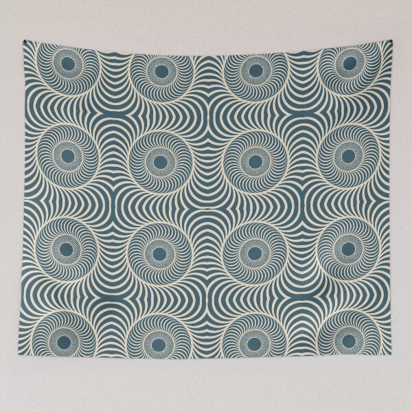 Item preview, Colorful swirling stripes checkered pattern 20 designed and sold by UnaWu533.