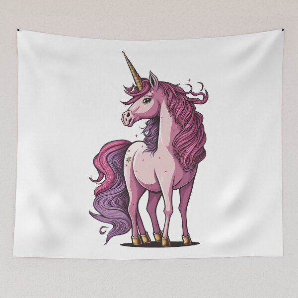 Item preview, Pink and purple unicorn designed and sold by TylerBurst.