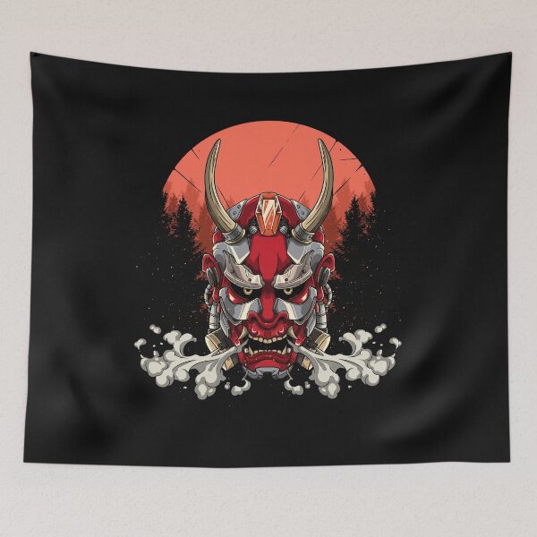 Item preview, Oni Cyber Mask T-shirt Artwork designed and sold by namanyapod.