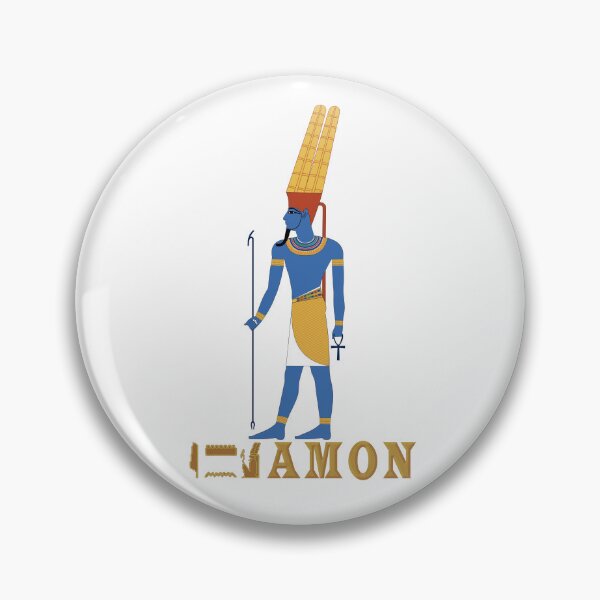 Item preview, AMON God of Ancient Egypt with Hieroglyphics designed and sold by SWATARA.