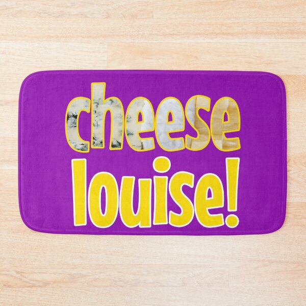 Item preview, "Cheese Louise" Playful Typography Design No 2 designed and sold by Fun Funky Designs.