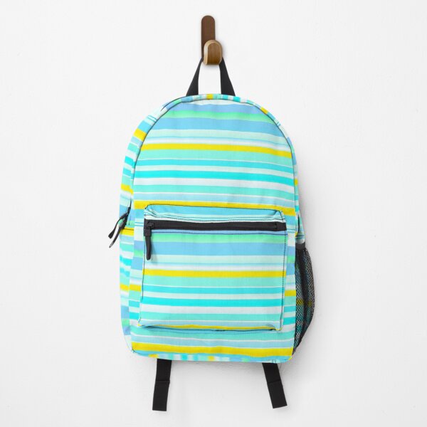 Item preview, Aquamarine yellow color palette | Aquamarine yellow horizontal lines designed and sold by lausn.