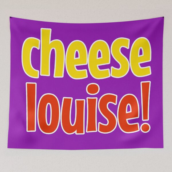 Item preview, "Cheese Louise" Playful Typography Design No 3 designed and sold by Fun Funky Designs.