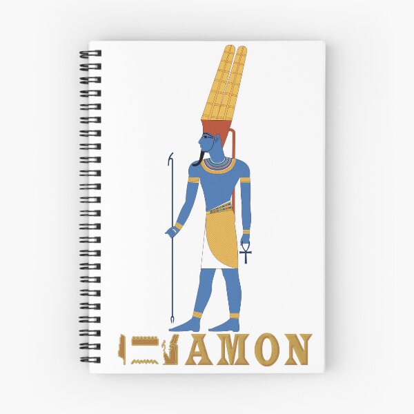 Item preview, AMON God of Ancient Egypt with Hieroglyphics designed and sold by SWATARA.