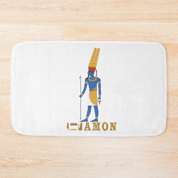 Item preview, AMON God of Ancient Egypt with Hieroglyphics designed and sold by SWATARA.