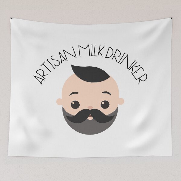Item preview, Artisan Milk Drinker designed and sold by NuCrescentApp.