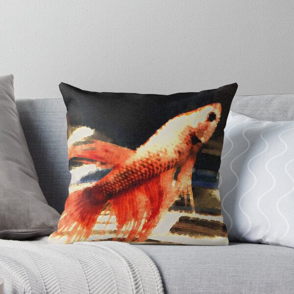 Item preview, Half Red Betta designed and sold by wolfshark2015.