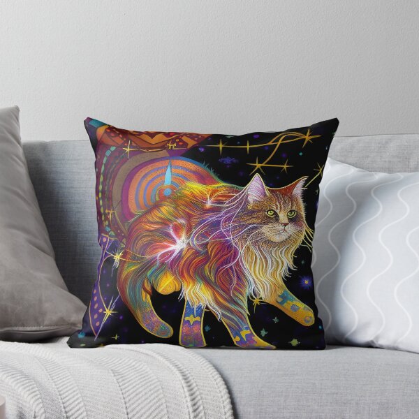 Item preview, Psychedelic Cosmic Space Cat designed and sold by ga-arts.