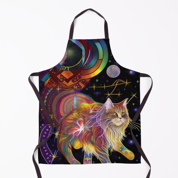 Item preview, Psychedelic Cosmic Space Cat designed and sold by ga-arts.