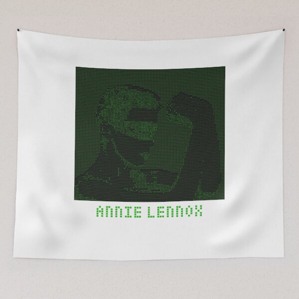 Item preview, Eurythmics Annie Lennox ASCII Art Square designed and sold by mendobreaker1.