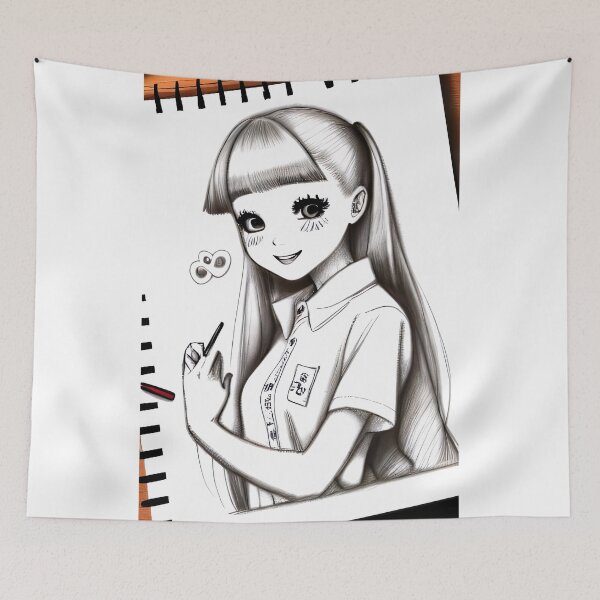 Item preview, Girl Sketch designed and sold by RaveToTheGrave.
