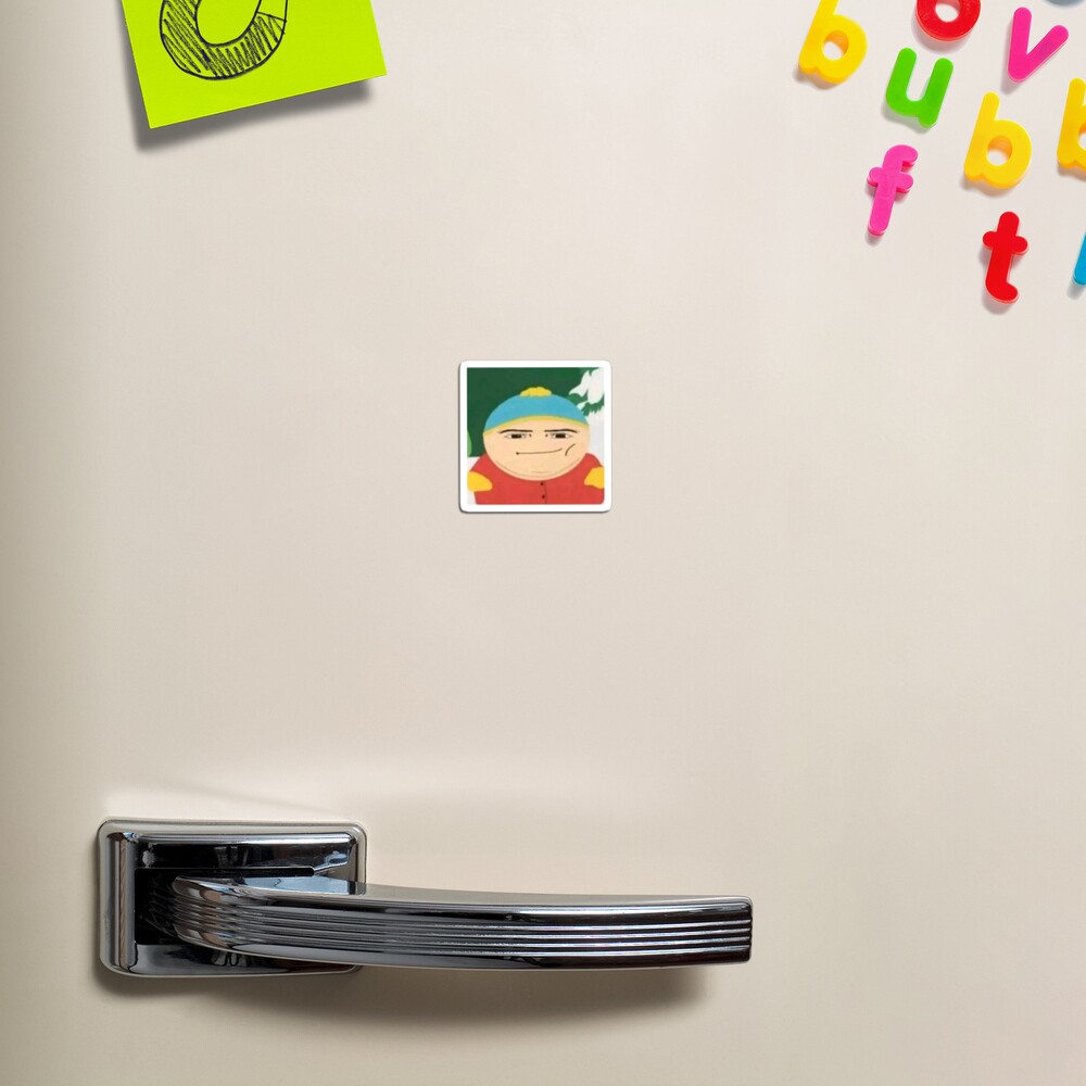 Eric Cartman South park roblox meme face Sticker for Sale by BuyFromHere