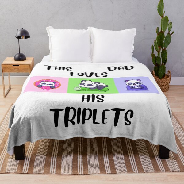 Item preview, Triplet Fun: This Dad Loves His Three Little Stars designed and sold by RedArtG09.