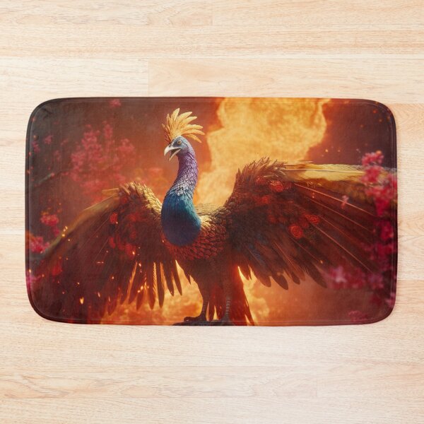Item preview, Phoenix in Sakura Forest Fire designed and sold by NanarodsDesign.