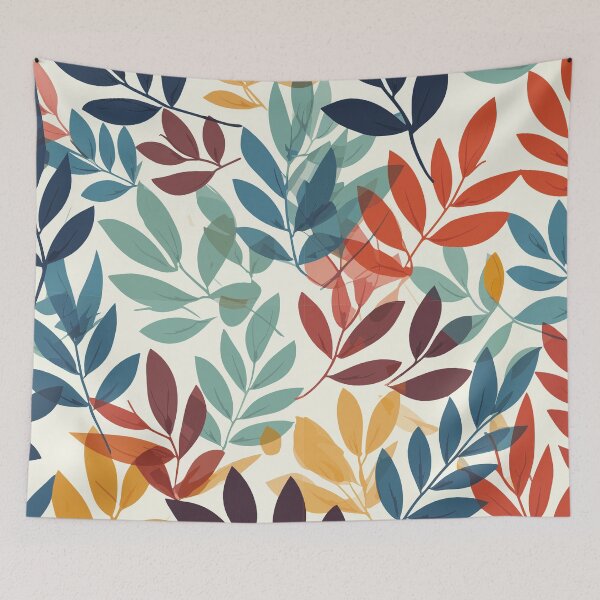 Item preview, Overlapping Leaves on Branches: Autumn Canopy designed and sold by TopArtsy.