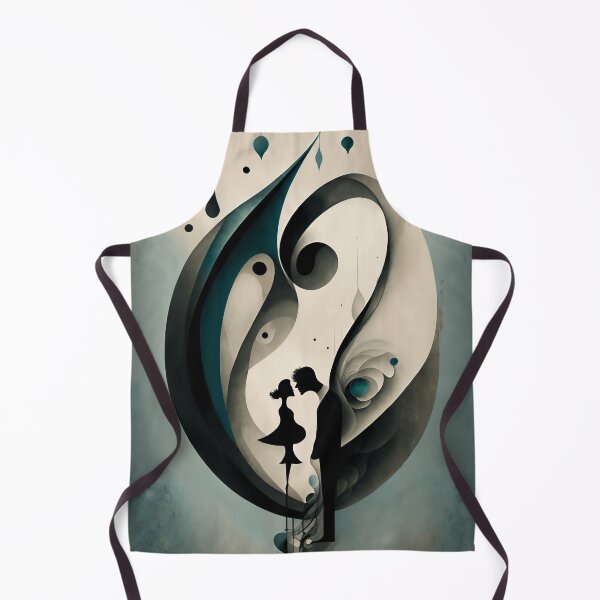 Item preview, Silhouettes of a couple on an abstract background designed and sold by Norsia.